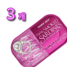 정어리 올리브 오일, 3개, 120g