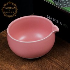 AOHAO 말차 도구 1/4/7 PCS 세트 MATCH WHISK 차선 차선립 다완, 6세트, 핑크*다완*1PCS