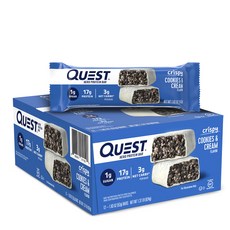QUEST NUTRITION 高蛋白能量脆棒, 餅乾&奶油口味, 52g, 12條