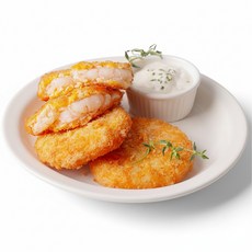 통살 새우까스 1kg (총20장) 새우 패티, 1개