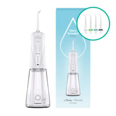 프로벨 구강세정기 휴대용 소형 1800회수압 +팁4개+프로벨본사보증서, 화이트