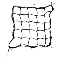 機車行李網 摩托車置物網 彈力貨物固定安全網, 黑