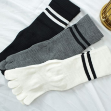 미끄럼 방지 요가 양말 실리콘 오픈토 논슬립 필라테스 양말 발가락 여성 피트니스 스포츠 운동용 밴드토, 크림