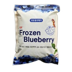 지안 냉동 블루베리 1kg 미국산 세척된 과일, 1개