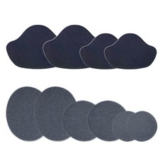 신발 메쉬 수선 6P + 뒤꿈치 패드 4P(총10P), 1개, 네이비