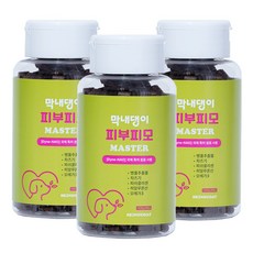 강아지 피부영양제 피부병 아토피 발습진 털 피모건강 막내댕이 피부피모 마스터 100g, 3개, 피부/피모, 99정