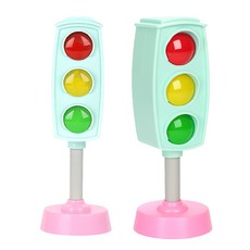 퍼니소피 불빛 교통 신호등 놀이, 민트, 1개