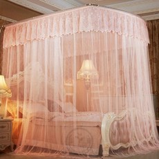 마음을끄는잡화점 캐노피 침대 모기장 200x220cm 피치 휴대용모기장 대형모기장, one