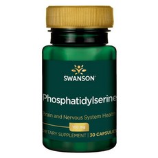 SWANSON 斯旺森 磷脂酰絲氨酸 100 毫克膠囊, 1罐, 30顆
