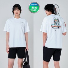 요넥스 251TS047U 배드민턴 공용 오버핏 반팔 티셔츠