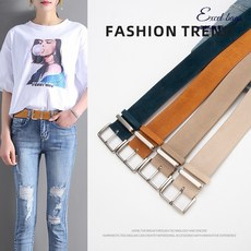 真皮女士腰帶純牛皮精選新款磨砂反絨女士皮帶百搭配牛仔褲裙子時尚高級感真皮腰帶女真皮皮帶女褲帶女