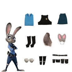 瘋狂動物城 兔朱迪警官 Cosplay服裝
