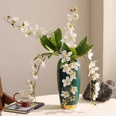 감성 홈데코 인테리어 촬영 소품 장식 생화같은 플라워 꽃 베고니아 조화 E685, 1개, 화이트 1개, 화이트
