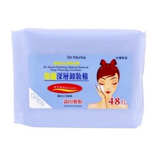 Dr.Morita 森田藥粧 深層卸妝棉 48片裝, 1個, 保濕深層卸妝棉48片