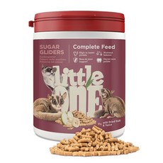 Little One 蜜袋鼯全方位飼料，高昆蟲蛋白，添加乾燥水果和絲蘭，營養均衡，牙齒護理, 450g, 1個