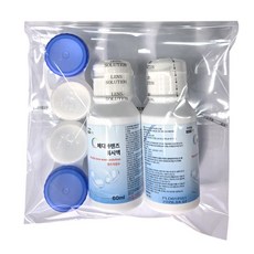 메디아렌즈 식염수(워시액) 60ml X 2개 + 렌즈케이스 2개 X 2세트