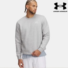 언더아머 UNDERARMOUR 남여공용 부드러운 로고 기모 맨투맨 UA 아이콘 플리스 크루 1374250-0