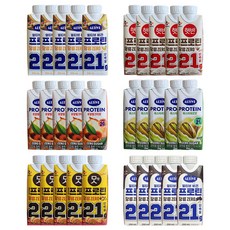 CJ 제일제당 얼티브 프로틴 250ml 비건 바나나 5개 + 비건 초코 5개 + 햇반 쌀밥 5개 + 맛밤 밤맛 5개+ 피스타치오 5개+ 로얄밀크티 5개 당류 제로 슈가 단백질 음료, 30개