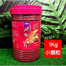 ISTA 伊士達 超艷特級飼料 血鸚鵡 金魚 花羅漢 魚飼料, 1個, 超艷特級飼料 (小粒) 1kg, 1kg