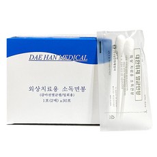 대한위재 멸균면봉 10cm, 1개, 30개입