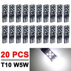 슈퍼 밝은 전구 흰색 자동차 인테리어 돔 독서지도 트렁크 번호판, 1개, 6. 20 PCS