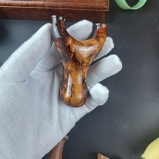 小葉紫檀炫彩變異紋理掌中寶彈弓高密度小彈弓實用把玩弓, 1個, 小葉紫檀炫彩變異紋理正品掌中寶彈弓高密度