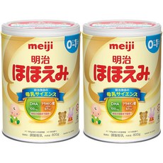 메이지 호호에미 아기분유 0개월~1세 800g 2개세트