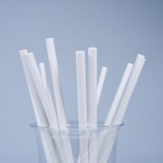大成產業 散裝白色紙吸管, 1個, 250入