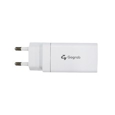 Gograb 고그랩 65W 고속 충전 어댑터 2C1A QC3.0 화이트 컬러, 고그랩어댑터, 1개