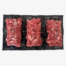 프리미엄 미국산 돈목살큐브 구이용 챱스테이크용 가정용 안주거리, 1개, 1kg