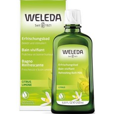 WELEDA 벨레다 리프레싱 배스 밀크 시트러스, 2개, 200ml