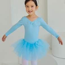 아기 발레복 여아 튜튜 긴팔 발레복