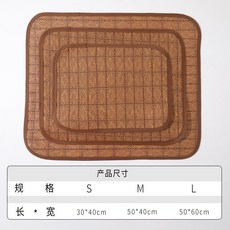狗狗用涼席夏季涼墊貓咪墊子睡墊寵物冰涼墊狗狗涼席墊狗墊子夏, 1個, 黑標