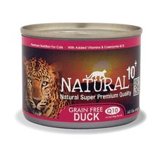 Natural 10+ 原野無穀 機能 主食罐185g 貓罐頭, 1個, 田園烤鴨 目前效期到26年9月