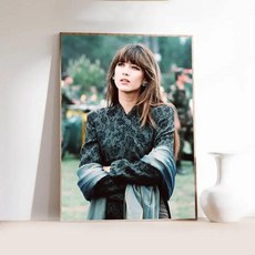 여배우 포스터 접착 아트 방수 종이 스티커 커피 하우스 룸 벽장식, 1개, A. z1