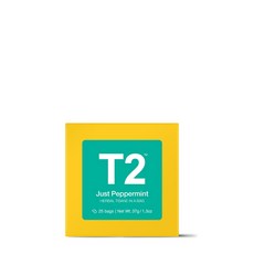 T2 페퍼민트 티백 박스 (허브차), 단품, 1개, 25개입, 1.48g