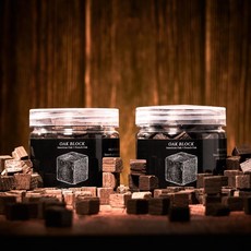 개츠비 오크블럭 오크칩 60g 위스키 와인 숙성용 홈브루잉, 아메리칸 화이트 오크 블럭 미드 토스트, 1개