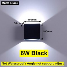 조명 베란다 12 벽 6 탑재 실내 벽 노르딕 85-265 현대 표면 거실 방수 야외 램프, Non Waterproof 6w 2, warm white