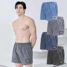 TRY 남성용 부드러운 데일리 사각 트렁크팬티 4종세트