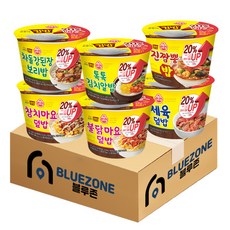 오뚜기 컵밥 증량Up! 6종 세트 (톡톡김치+참치마요+불닭마요+제육+진짬뽕+차돌강된장), 6세트
