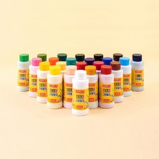 동아 딩동댕물감 수채물감 15컬러/ 200ml, 검정, 검정