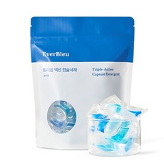 EverBleu 滾筒式洗衣機用高濃縮中性洗衣膠囊 柑橘香, 30入, 1袋