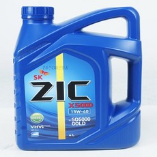 디젤 엔진오일 X5000 15/40 4L (구:SD5000), 1개
