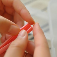 세척사용 핑크 실리콘스트로우 일반 빨대 22cm chl+3009cQ