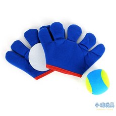 小胡玩具 兒童手套黏黏球, 橘, 1個