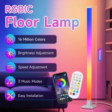 실내 침대 옆 장식 APP 원격 제어 LED 게임 테이블 램프 RGB 스마트 홈 조명 음악 리듬 라이트, 01 빠른, 02 1 pcs