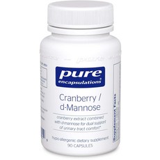 Pure Encapsulations 蔓越莓d-甘露糖無麩質膠囊, 1個, 90 件