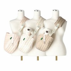강아지 오가닉 슬링백 1P 반려견 개방형 이동가방 강아지외출가방 강아지슬링백, 핑크모던체크