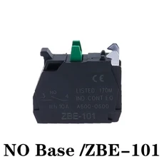 금속 두꺼운 단추 스위치 순간 자체 리셋 비상 정지 평면 22mm 로터리 스위치 XB4-BA42 BA31 BA55 XB2 XB4 1 개 신제품, 19)1PCS NO Base, 1개