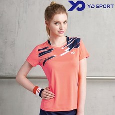 YD스포츠 1738 훈련복 배드민턴복 여성 티셔츠 유니폼형 추천